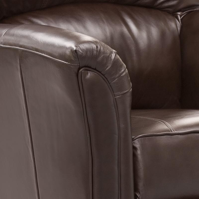 Elran Leather Recliner H0202-MEC-OP Power Recliner IMAGE 2