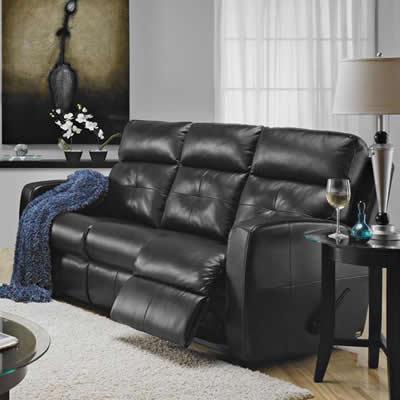 Elran Chloe Power Reclining Leather Sofa Chloe 40476-MEC-POWP Power Reclining Sofa with Power Pack IMAGE 1