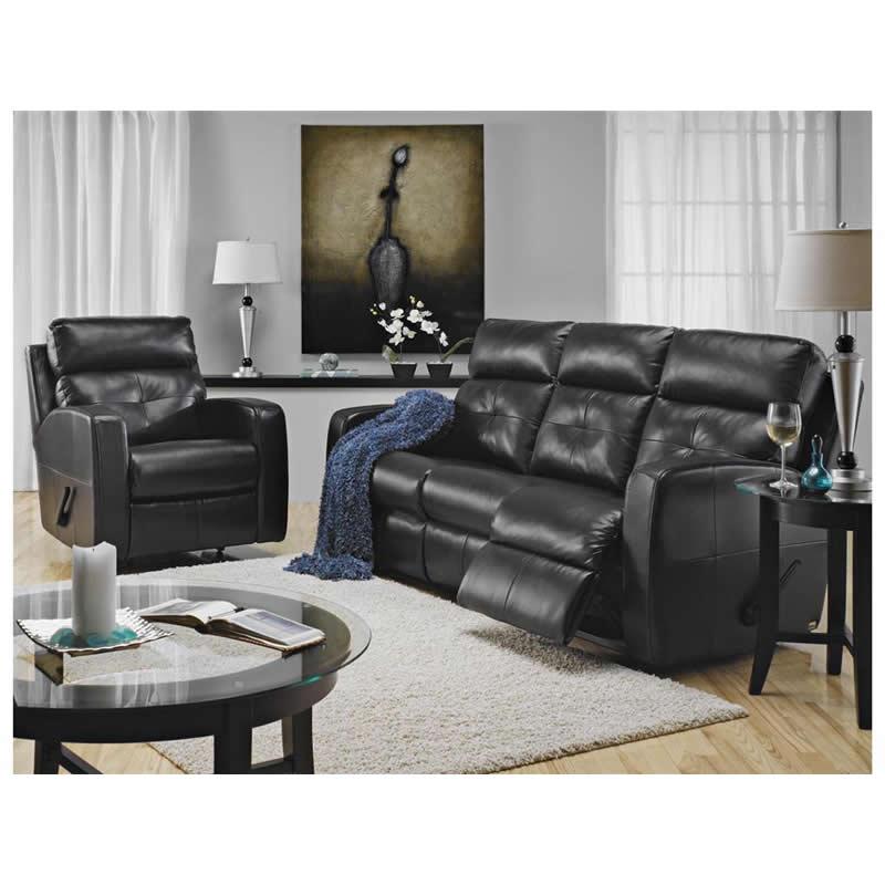 Elran Chloe Power Reclining Leather Sofa Chloe 40476-MEC-POWP Power Reclining Sofa with Power Pack IMAGE 2