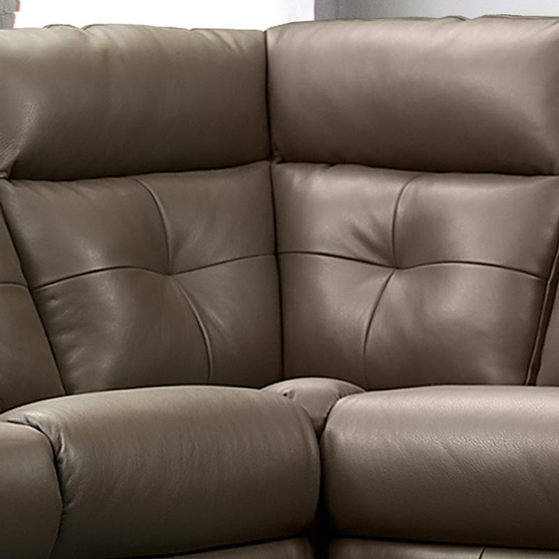 Elran Chloe Power Reclining Leather Sectional Chloe 4047 Power Sectional IMAGE 3
