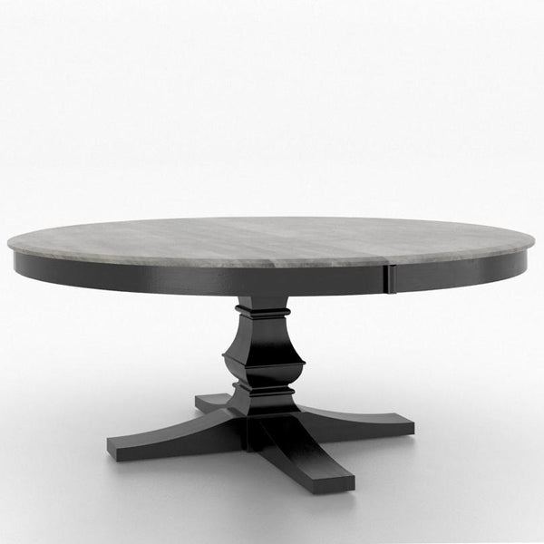 Canadel Round Core Dining Table with Pedestal Base TRN072720805MTPBF/BAS01004NA05MTP IMAGE 1