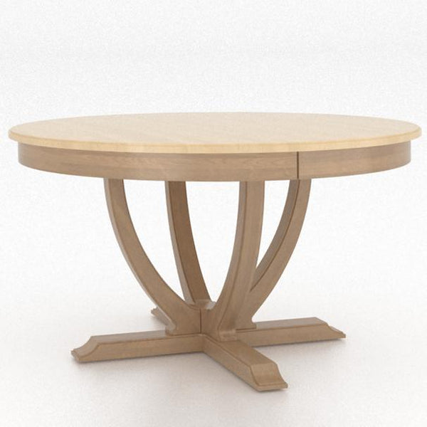 Canadel Round Classic Dining Table with Pedestal Base TRN054541020MCPNF/BAS01003NA20MCP IMAGE 1