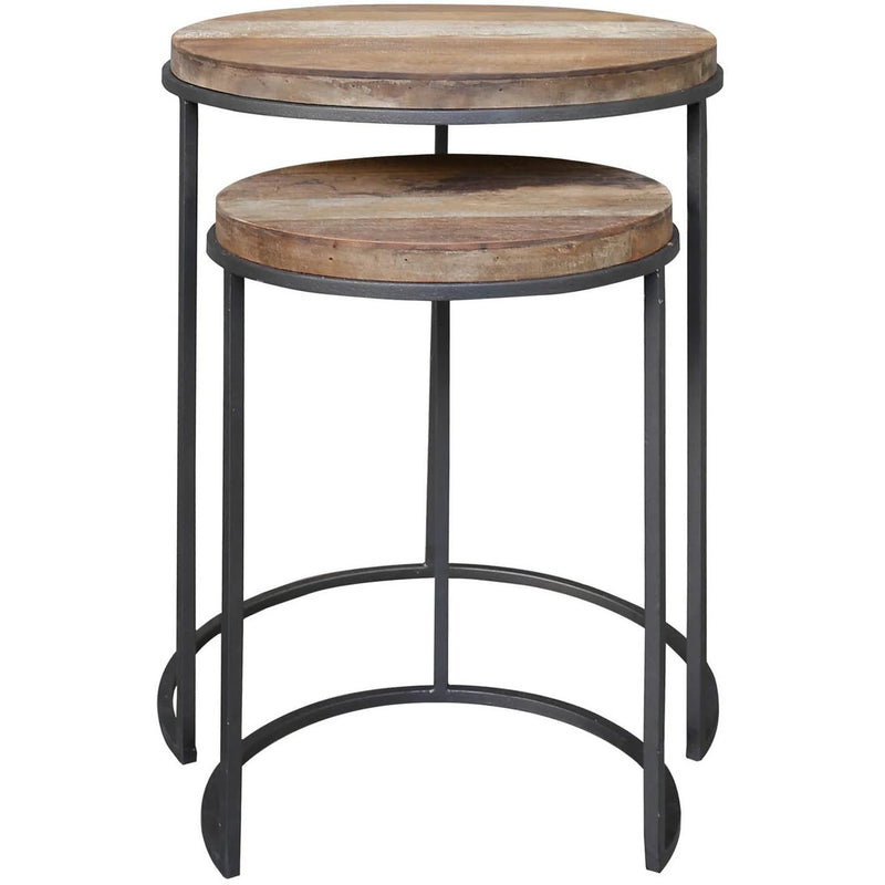 LH Imports Tuareg Nesting Tables DBA114 IMAGE 2