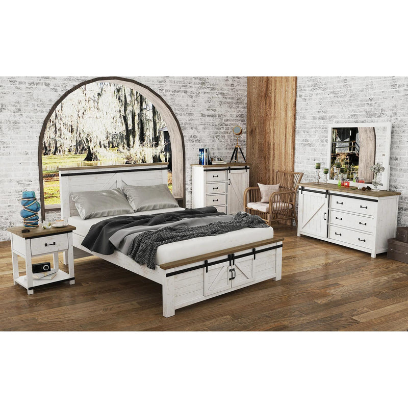 LH Imports Provence Queen Bed with Storage PVN001Q IMAGE 8