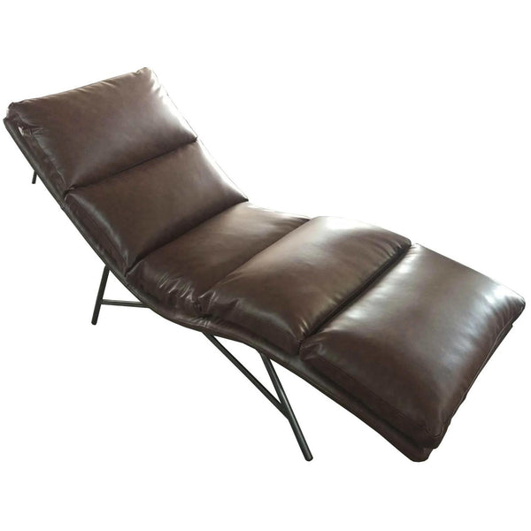 LH Imports Bowie Polyurethane Chaise SOC36 IMAGE 1