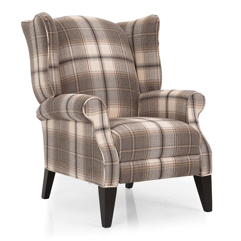 Decor-Rest Furniture Fabric Recliner 2220 Wing Chair IMAGE 1