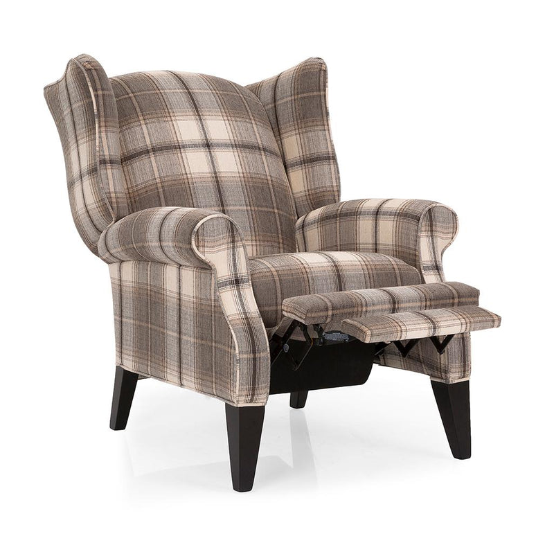 Decor-Rest Furniture Fabric Recliner 2220 Wing Chair IMAGE 3