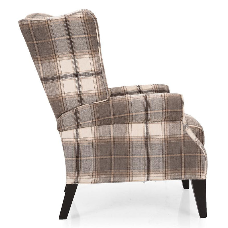 Decor-Rest Furniture Fabric Recliner 2220 Wing Chair IMAGE 4