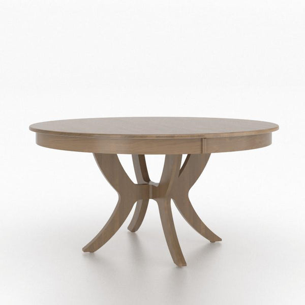 Canadel Round Core Dining Table with Pedestal Base TRN060602525MSIDF/BAS01003NA25MSI IMAGE 1