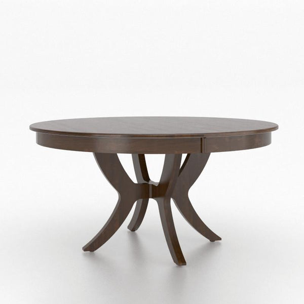 Canadel Round Core Dining Table with Pedestal Base TRN060601919MSIDF/BAS01003NA19MSI IMAGE 1