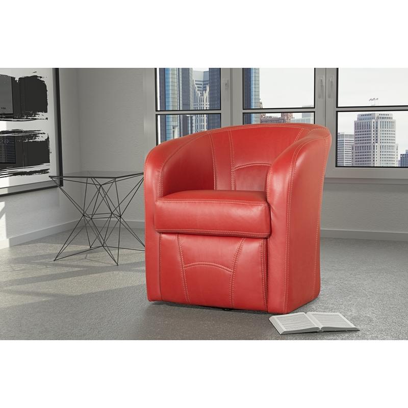 Fornirama Stationary Leather Accent Chair 32 Accent Arm Chair IMAGE 2