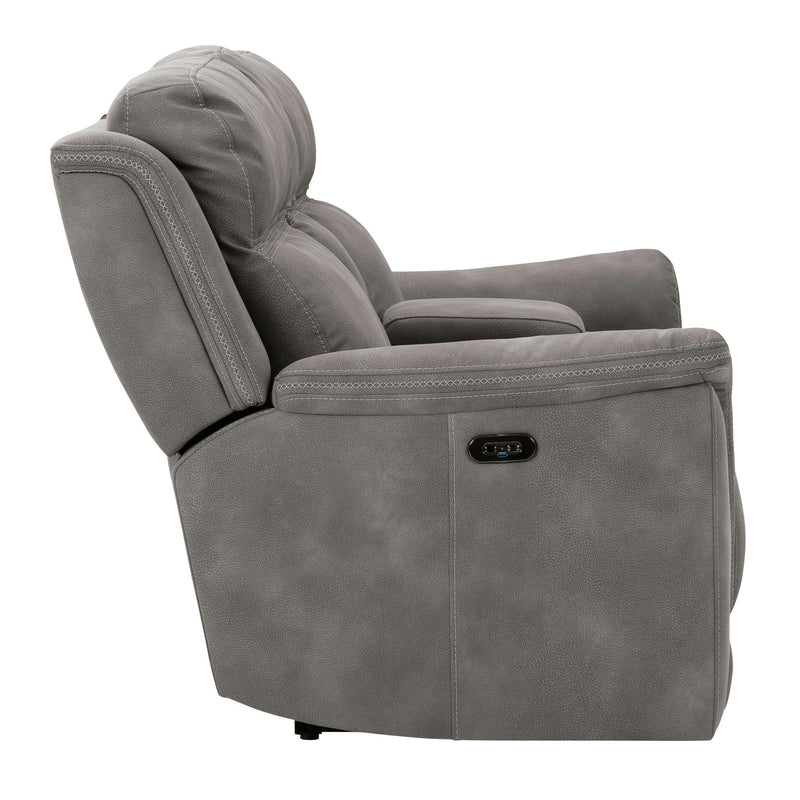 Signature Design by Ashley Next-Gen Durapella Power Reclining Fabric Loveseat 5930118C IMAGE 4