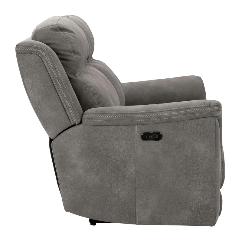 Signature Design by Ashley Next-Gen Durapella Power Reclining Fabric Sofa 5930147C IMAGE 4